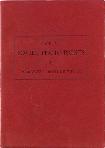 MARGARET BOURKE-WHITE. A pair of portfolios, each entitled Twelve Soviet Photo-Prints.